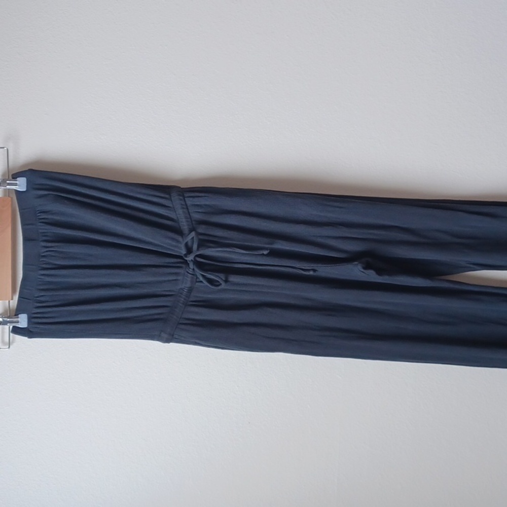 Spiritual Gangster Perfect Lounge Dark Gray Harem Jumpsuit Sleeveless Romper XS